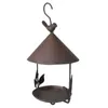 Andra fågelförsörjningar 2x matare utomhus järn regntät vindtät hängande stil för olika husdjursfåglar matning