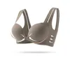 Intimo senza cuciture con bottoni frontali Seni piccoli da donna raccolti per sollevare il seno per evitare cedimenti Reggiseno regolabile 240110