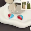 Pendientes con dijes para mujer a la moda, diseñador de alta calidad, Otoño Invierno, nuevo regalo para niñas, joyería clásica con caja, pendiente de Boutique