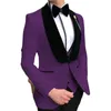 Business Casual koreański garnitur Trzyczęściowy kostium ślubny Man Costume Homme Blazer Masculino garnitury dla mężczyzn garnitury 240110