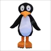 Halloween Penguin Mascot Costume Simulation Cartoon Character Outfits Suit Adults Size Outfit Unisex Birthday Christmas Carnival Fancy Dress