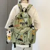 Backpack Korean Fashion High-school Student School Trendy Casual All Match Unisex Bags High-capacity Travel