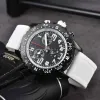 BRE Luxo Mens Mulheres Relógio Quartz Endurance Avenger Cronógrafo 44mm Função Completa Relógios Múltiplas Cores Borracha Homens Relógios Wristw Calendário Data