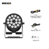 Shehds Ned LED 18x18W RGBWA+UV 6IN1 DJ 디스코 웨딩 스테이지 조명을위한 헛간 도어 빔 효과가있는 파 등