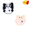 panda och gris emaljlakspin tecknad metall brosch smycken för kvinnor män hatt ryggsäck väskor märke stift barn gåvor
