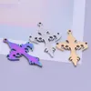 Charms 4 stks Mode Bloemen Religieuze Jesus Cross Designer Voor Sieraden Maken Benodigdheden Hanger Armband Ketting Oorbel