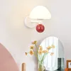 Lampes murales Nordic Mushroom LED G9 Creative Chambre d'enfant Lampe de chevet Salon TV Fond Lumières d'ambiance