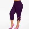 Damenhose, geerntete Hose, weiblich, Capri, lässig, atmungsaktiv, sportlich, Damen, elastische Taille, schlanke Frauen, hoch eng