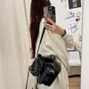 Bag 2024 Women's Backpack Backflip Mini Schoolbag Gold Button Designer Leather Fashion Chain Handbag Diamond Check Clutch