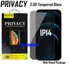 25d prywatność szklana szklana ochrona ekranu telefonu iPhone'a 14 13 12 11 Pro Max xr xs x 6 7 8 Antypeeping Antispy Glass z R4818596