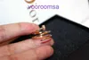 Carter Luxury Classic Screwdriver Love Rings Fashion unisex manschett koreansk trendig set med zirkon nagel öppen ring för kvinnor med originallåda