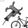 Cell Phone Mounts Holders Bike Holder Motorcycle Handlebar Mobilephone Support 360 Degree Adjustable Scooter Mount Bicycle Accessories YQ240110