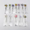 DHL Metal Dabber Cartoon Design Aço Inoxidável Liga de Zinco Acessórios para Fumar Também Vender Silicone Jar Tigela de Vidro Palete Dabber Tool BJ