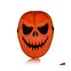 Festmasker 200 stycken/parti halloween pumpkin mask hemsk skl fancy klänning för adt gåva droppleverans hem trädgård fest leveranser dh3f9