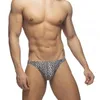 Costumes Maillots de bain imprimés léopard chauds hommes plage slips de bain hommes maillots de bain bikinis sexy taille basse homme maillot de bain maillots de bain