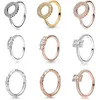 2024 Designer Pandoraring Dora's Band Rings S925 Silver Fashionabla och minimalistiska zirkonstil Kvinnors mångsidig ring