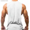 Men's Tank Tops Muscleguys Mens Gym Clothing Workout Tank Tops Fitness Bodybuilding Low Cut Armholes Vest Muscle Singlets Activewear Tanktop T240110