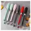 Other Kitchen Tools Food Grade Sile Tong Creative Non-Slip Bread Tongs Serving Kitchen Tools Bbq Accessories Sn4530 Drop Delivery Home Dhg21