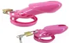 Pink Plastic Male Chastity Device Penis Ring CB6000 CB6000S Cock Cage Chastity Cage Penis Sleve Lock Adult Games Sex Toys G735 28121111