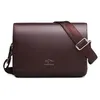 Kangaroo luksusowa marka Vintage Men Messenger Torby dla mężczyzn skórzana torba na ramię męską torbę krzyżową Browna Casual Teksywia 240109