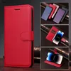 Cell Phone Cases Pure Color Wallet Flip Leather Case For Huawei P8 P9 P10 P20 P30 P40 Lite 2017 P50 Pro mini E Mate 10 9 Stand Phone Book CoverL240110