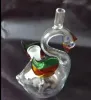 Hauteur Bongglass Klein Recycler plates-formes pétrolières conduite d'eau pomme de douche Perc Bong tuyaux en verre narguilés ZZ