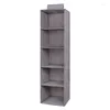 Storage Boxes Wardrobe Hanging Bag Interlayer Drawer Type Clothes Hangers Holder Portable Organizer Closet Case