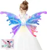 Electric Fairy Wings for Girls - Light Up Butterfly Elf Wings With