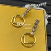 Klassische Creolen, goldene Ohrringe, Schmuck, stilvolle Strass-Ohrringe, Ohrringe für Damen, Charm-Ohrringe, Geburtstagsgeschenk