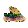 Fotbollsstövlar Future Ultimate FG Ghost Low High Version Knit Soccer Shoes Cleats Mens Hard Natural Lawn Training Lithe Bekväma fotbollsskor sportskor