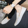 Spring Loafers PU Autumn 697 Men Leather Driving Boat Slip-on Casual Doug Shoes Moccasin Breattable Moft Man Flats 2 81