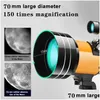 Telescopes 150X Zoom Hd Star Moon Professional Astronomical Telescope Space Monocar Powerf Binocars Long Range Night Vision Tourism Dr Otiq8