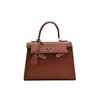 saco de ombro feminino ouslet 6 cores simples e versátil cor de couro grossa bolsa de couro clássica bolsa de lichia
