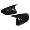 New Pair Rearview Mirror Caps For Infiniti Q50 Q50S Q60 QX30 Q70 2014 - 2023 M Style Wing Side Mirror Cover Car Accessories