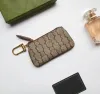 2023 Coin Purses AAA High Quality Leather Key Wallets Womens Coins Purses Men change Bags Women Designer key pouch Card Holder Zipper Bag Wa