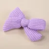 Accessori per capelli Clip per fiocco per bambini Forcine di lana per ragazze Kawaii Infantile Barrette invernali Bambini Presilha Cabelo Perno laterale 2 pezzi