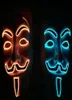 V Vendetta El Wire Party Mask Halloween Maski Maskarada karnawał PVC Dekoracja imprezowa Cosplay Guy Fawkes Rozmiar dla dorosłych HJIA8669791589