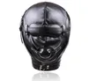 Bondage Sex Toys Headgear With Mouth Ball Gag BDSM Erotic Leather Sex Hood For Men Adult Games Sex SM Mask For Couples Ma30 S10246287830