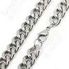 For Holiday GIft whole 10mm 20''-28'' 316L Stainless steel High Polished cuban curb Link Chain Neckl244T