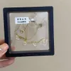 Zuid-Koreaanse ster met dezelfde LIEFDE ketting Hoogwaardige kraagketting Nieuwe 18K gouden hangerketting Hoge kwaliteit mode-accessoire ketting voor meisjes 529 114