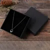 Display New Arrive 12pcs Black Kraft Paper Jewelry Box Bracelet Bangles Necklaces Rings Box Christmas Gift Jewelry Box Storage Case