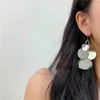 Dangle Earrings Fashion Tassel Multi-layered Round Sequin Pendant Modern Girly Earhook Jewelry Gift