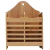 Storage kuchenne Bamboo Cutlery Rack Pafticks Cage Holder Organizer łyżka narzędzia do suszenia sztućców