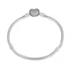 Braccialetti 100% 925 sterling silver a forma di cuore fiocco di neve braccialetti per le donne misura originale pan charms perline belle gioielli di compleanno fai da te regalo