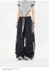 Y2K Women Streetwear Techwear Vintage Cargo Corean Parachute Parached Pants Men Preshpants Wide Aggers Brouters Clothers 240109