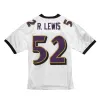 스티치 풋볼 저지 52 Ray Lewis 2004 레트로 럭비 유니폼 남성 여성 청소년 S-6XL