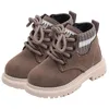 Stivali moda pelle morbida antiscivolo bambini bambini scarpe casual sport corsa per ragazzi ragazze inverno regalo di Natale