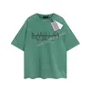 Męskie projektant koszulki BA Vintage retro myjne koszule luksusowa marka T koszule damskie koszulki krótkie rękawe