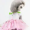 Dog Apparel Pet Dress High Elasticity Puppy Summer Small Princess Cosplay Costume