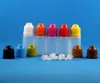 100 Sets 10ml 13 OZ Plastic Dropper Bottles with CHILD PROOF caps LDPE Liquids E CIG Vapor Juice OIL 10 ml2357979